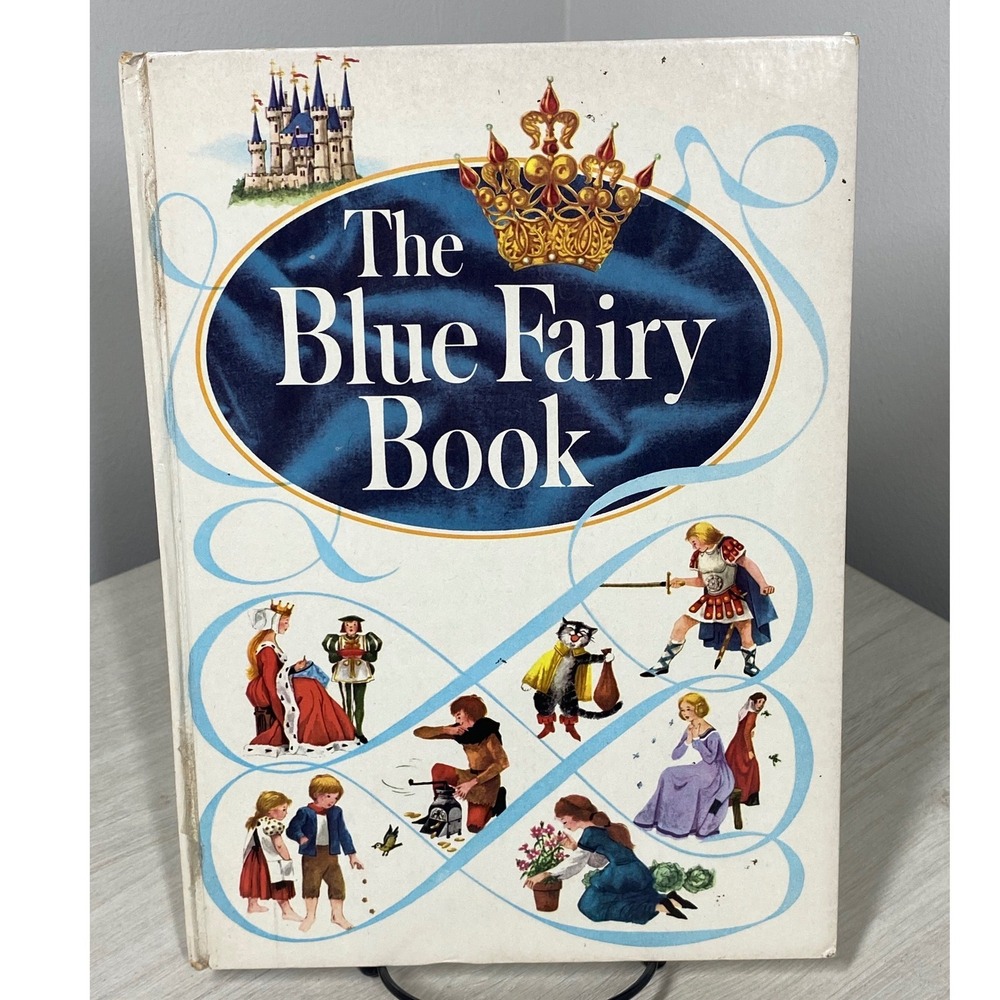 The Blue Fairy Book Vintage Hardcover Random House Childrens Anthology 1959